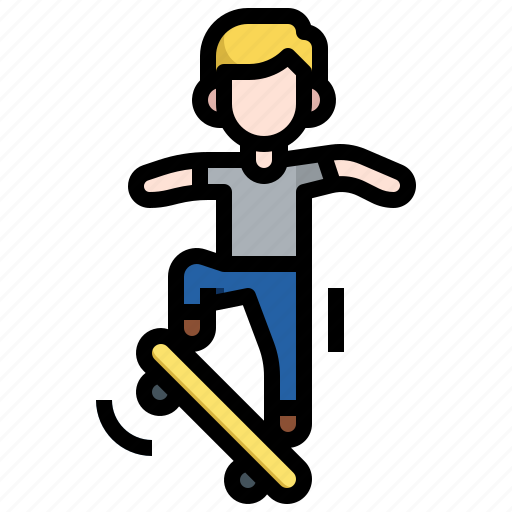 Skateboarding, extreme, sport, equipment, sports, competition icon - Download on Iconfinder