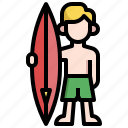 surfing, surfboard, water, sport, surf, sea, sports