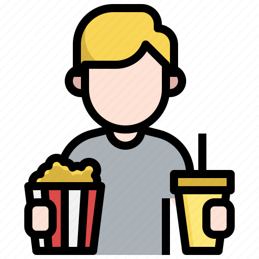 Watching, movies, heart, love, entertainment, movie icon - Download on Iconfinder