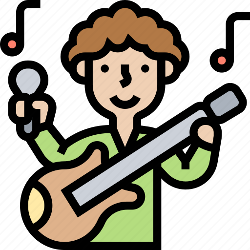 Musician, guitarist, artist, perform, entertainment icon - Download on Iconfinder