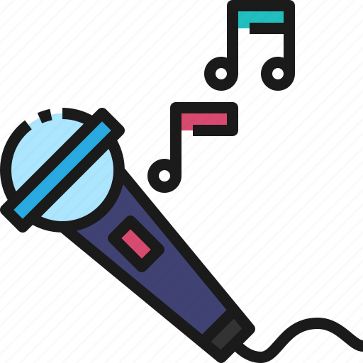 Singing, songs, music, microphone, hobby icon - Download on Iconfinder