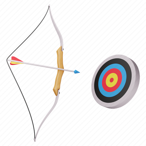 Archer, archery, arrow, bow, hunt, hunter, weapon 3D illustration - Download on Iconfinder