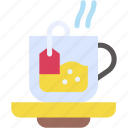 tea, cup, drink, mug, coffee, hot, bubble