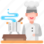 chef, cooking, pot, food, kitchen 