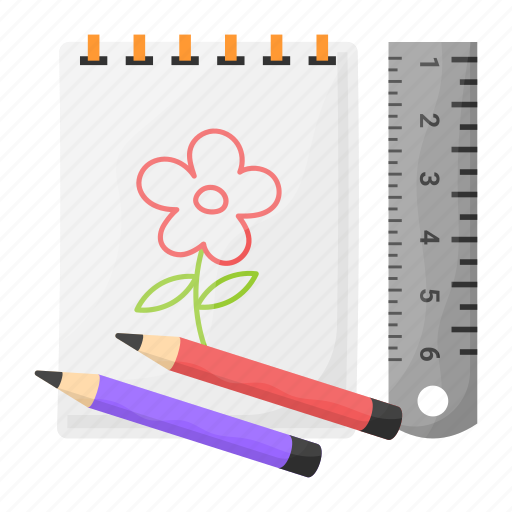 Drawing, hobby, designing, scale, pencils, graphic work icon - Download on Iconfinder