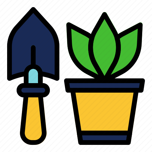 Hobbies, gardening, shovel, agriculture, farming, garden, plant icon - Download on Iconfinder