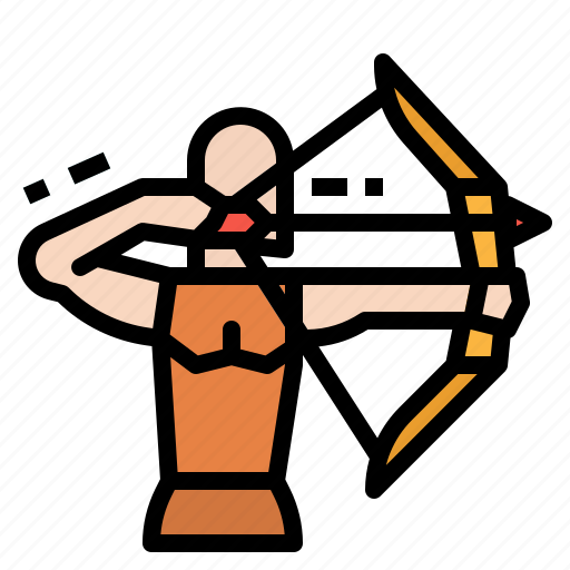 Archer, archery, arrow, bow, weapon icon - Download on Iconfinder