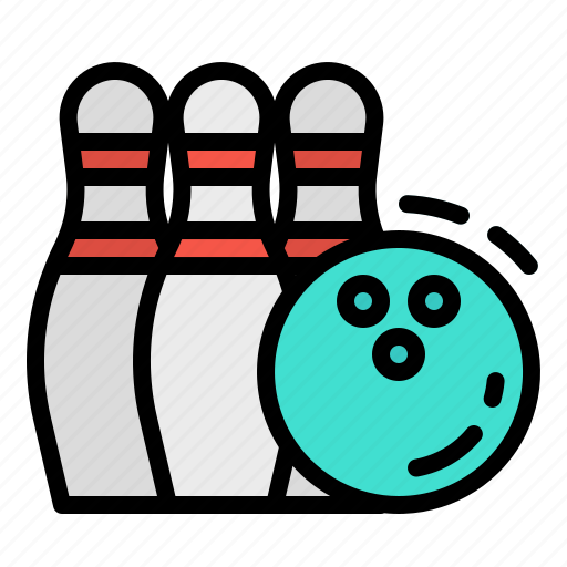 Bowling, fun, game, pins icon - Download on Iconfinder