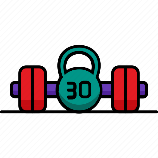 Filled, fitness, gym, healthy, hobby, muscle icon - Download on Iconfinder