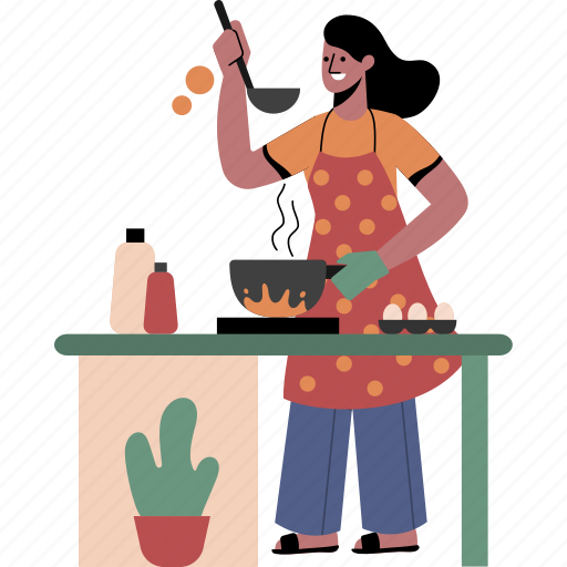 Hobby, cooking, kitchen, recipe, course, food, homemade illustration - Download on Iconfinder