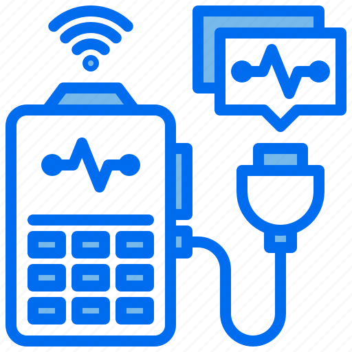 Cardiogram, hearth, monitor, pharmacy, rate, scanner, wireless icon - Download on Iconfinder