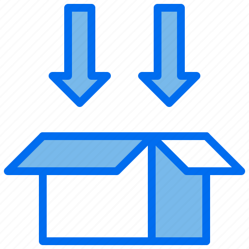 Box, delivery, in, open, shipping icon - Download on Iconfinder