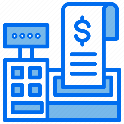 Cashbox, cashier, receipt, shop, store icon - Download on Iconfinder