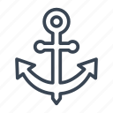 anchor, boat, marine, ship