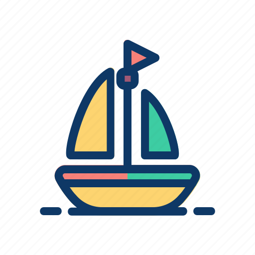 Boat, holiday, party, raft, sea, travel, vacation icon - Download on Iconfinder