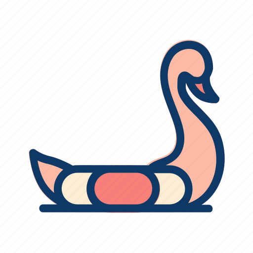 Balloon, beach, holiday, party, pool, swan, vacation icon - Download on Iconfinder