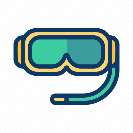 Diving, goggles, holiday, sea, swimming, travel, vacation icon - Download on Iconfinder