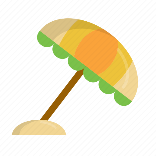 Beach, beach umbrella, rain, shade, summer, umbrella, vacation icon - Download on Iconfinder