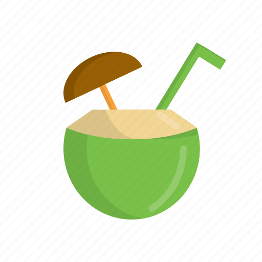 Beach, cocktail, coconut, coconut drink, drink, summer, sweet icon - Download on Iconfinder