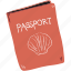 passport, identification, travel, vacation, holiday 