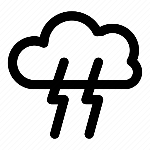 Cloudy, flash, lightning, thunderbolt, thunderclap icon - Download on Iconfinder