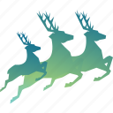 holiday, animal, deer, reindeer, christmas, xmas, new year