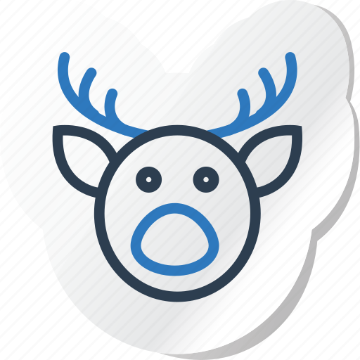 Celebration, copy, deer, festival, halloween, holidays, xmas icon - Download on Iconfinder