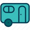 summer, caravan, trailer, vehicle, rv