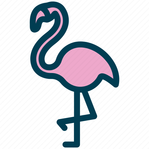 Summer, flamingo, bird, animal, fauna icon - Download on Iconfinder