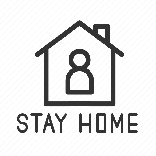 Home, house, illness, prevention, quarantine, stay home, virus icon - Download on Iconfinder