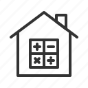 buildings, calculator, construction, home, house, property, real estate