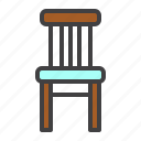 chair, household, furniture, wood
