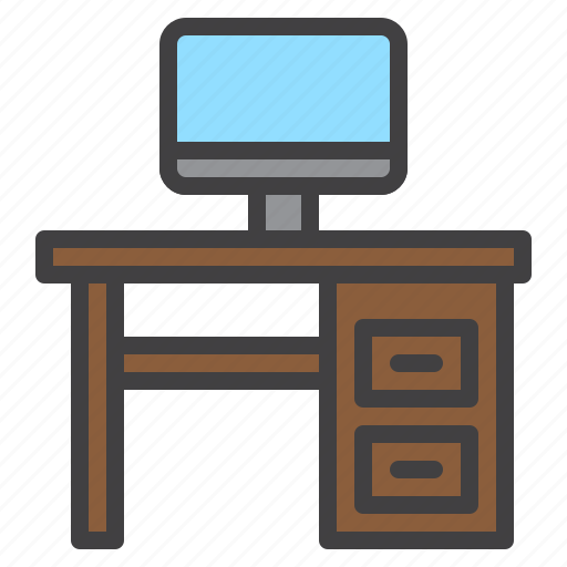 Desktop, household, furniture, workplace icon - Download on Iconfinder