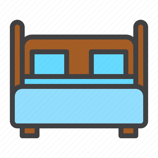 Double, bed, household, furniture icon - Download on Iconfinder