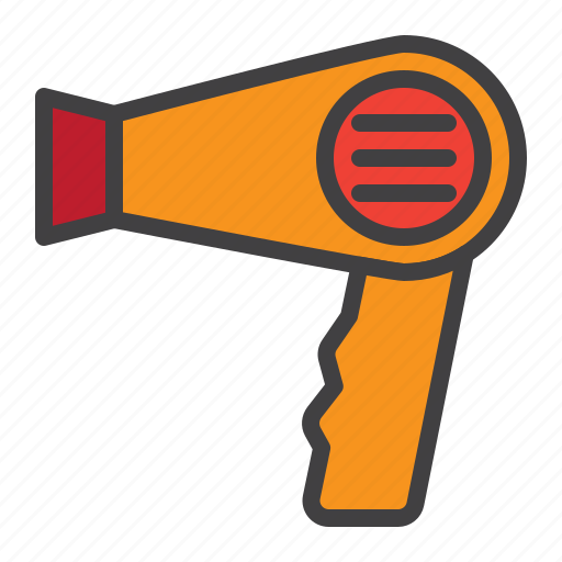 Hair, dryer, blowing, electric icon - Download on Iconfinder
