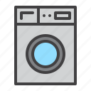 washer, machine, household, equipment