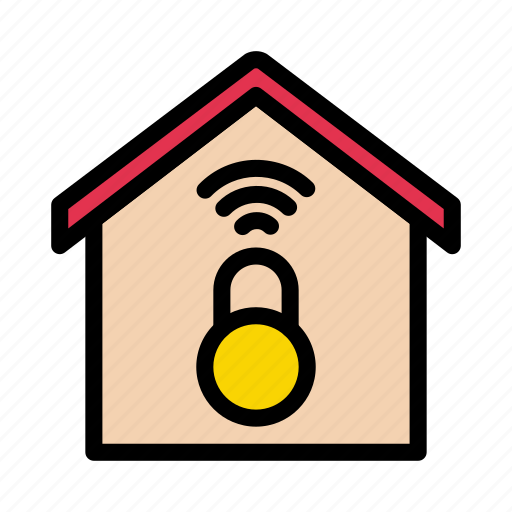 Lock, home, security, house, protection icon - Download on Iconfinder