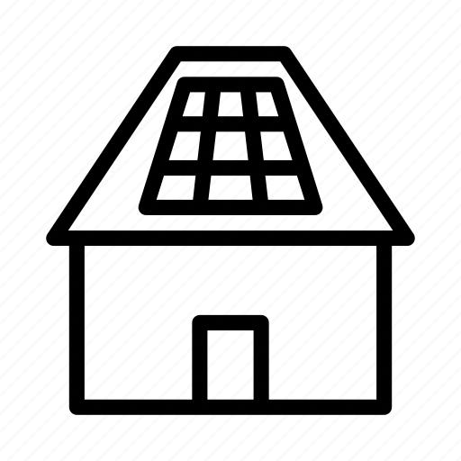 Solar, panel, house, building, home icon - Download on Iconfinder