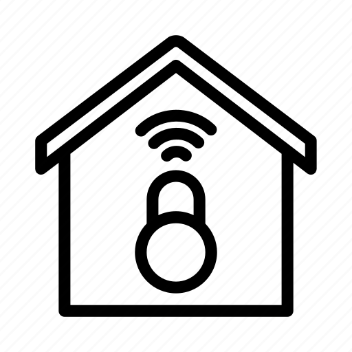Protection, security, lock, house, home icon - Download on Iconfinder