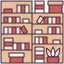 bookshelf, book, bookcase, storage, education, furniture, library 