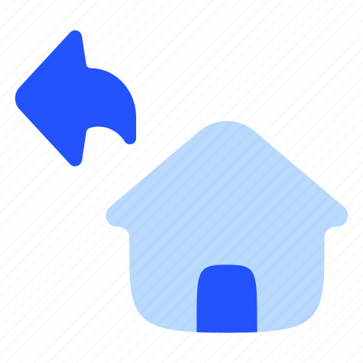 Home, house, return, back, arrow, real estate, smart home icon - Download on Iconfinder