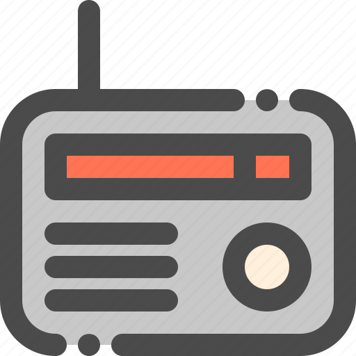Audio, broadcast, electronic, radio, sound icon - Download on Iconfinder