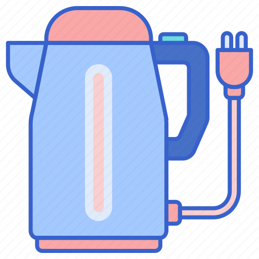 Electric, kettle, heater, water icon - Download on Iconfinder