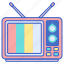 tv, vintage, television 