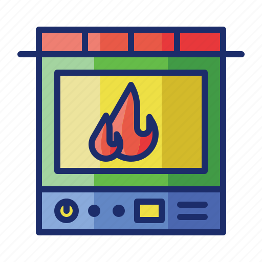 Appliance, electronic, fireplace icon - Download on Iconfinder