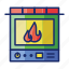 appliance, electronic, fireplace 