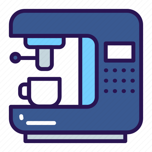 Device, electric, coffee, machine icon - Download on Iconfinder