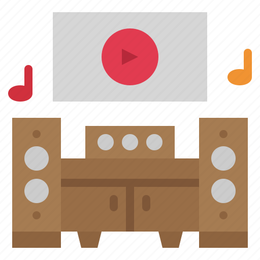 Theater, home, speaker, movie, woofer icon - Download on Iconfinder