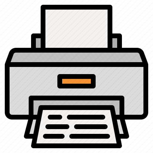 Printer, print, paper, office, machine icon - Download on Iconfinder