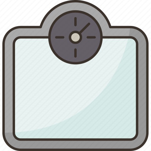 Scale, weight, body, measurement, bathroom icon - Download on Iconfinder